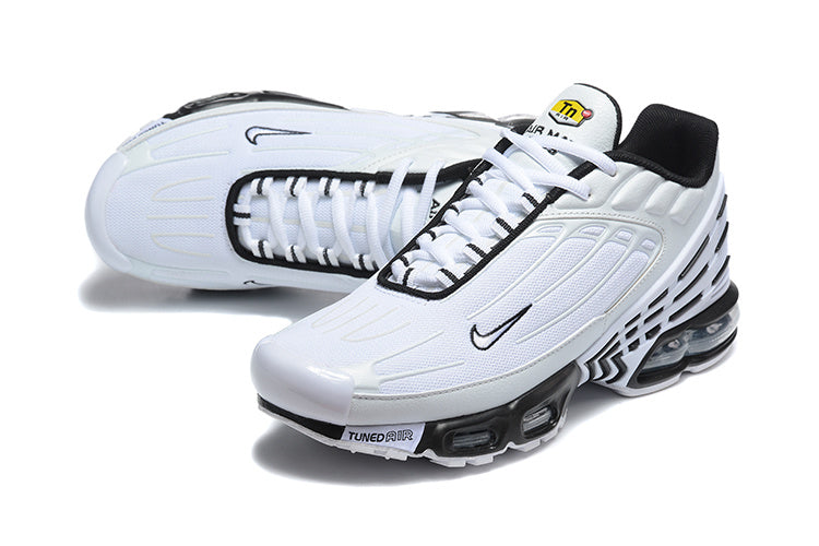 Nike Air Max Plus 3 White and Black Sneakers