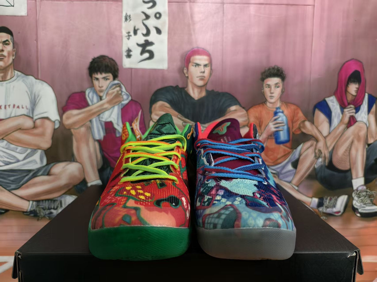 Nike Mismatched Colorway Basketball Sneakers