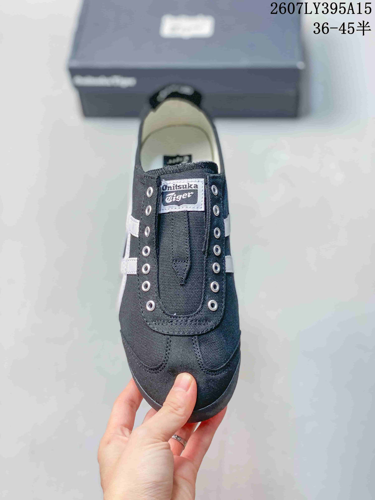 Onitsuka Tiger Mexico 66 Deluxe Black White Sneakers 2607LY395A15