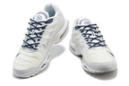 Nike Air Max Plus White and Navy Sneakers