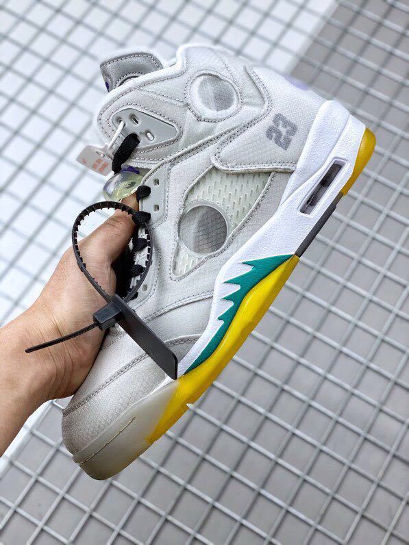 Jordan Air Jordan 5 Off-White Grey White CT8480-105 Sneakers