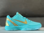 Nike Kobe 6 Sneakers Statue of Liberty Turquoise Gold