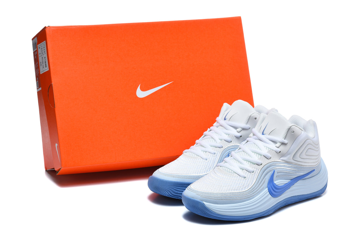 Nike 998 White and Blue Sneakers