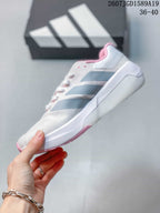 adidas Adizero Dropset Pro Trainer Sneakers White Gray Pink
