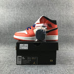 Jordan Air Jordan 1 Mid GS Orange Pink Sneakers