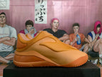 Tangerine Orange Slip-On Sneakers