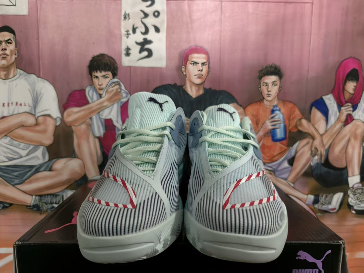 Puma All-Pro Basketball Sneakers Mint Green