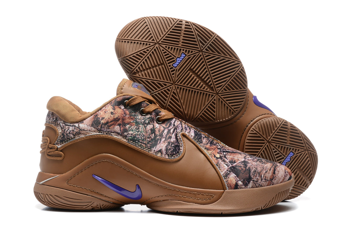 Nike 908 Basketball Sneakers Brown Camo