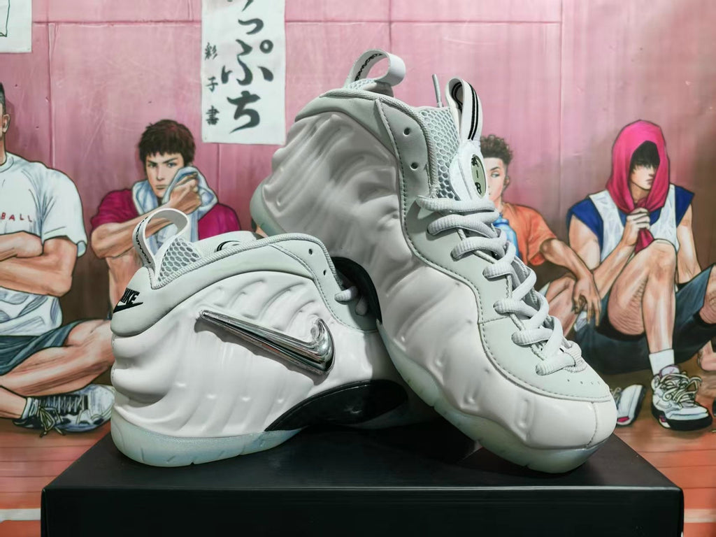 Nike Air Foamposite One White Basketball Sneakers