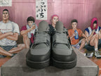 Jordan 4 Gray Black High-Top Sneakers