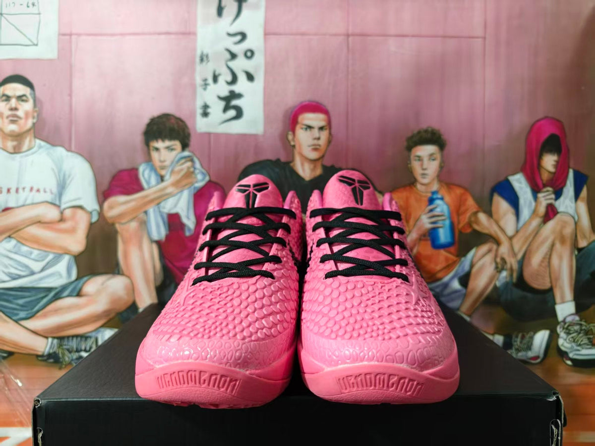 Nike Kobe Pink and Black Basketball Sneakers