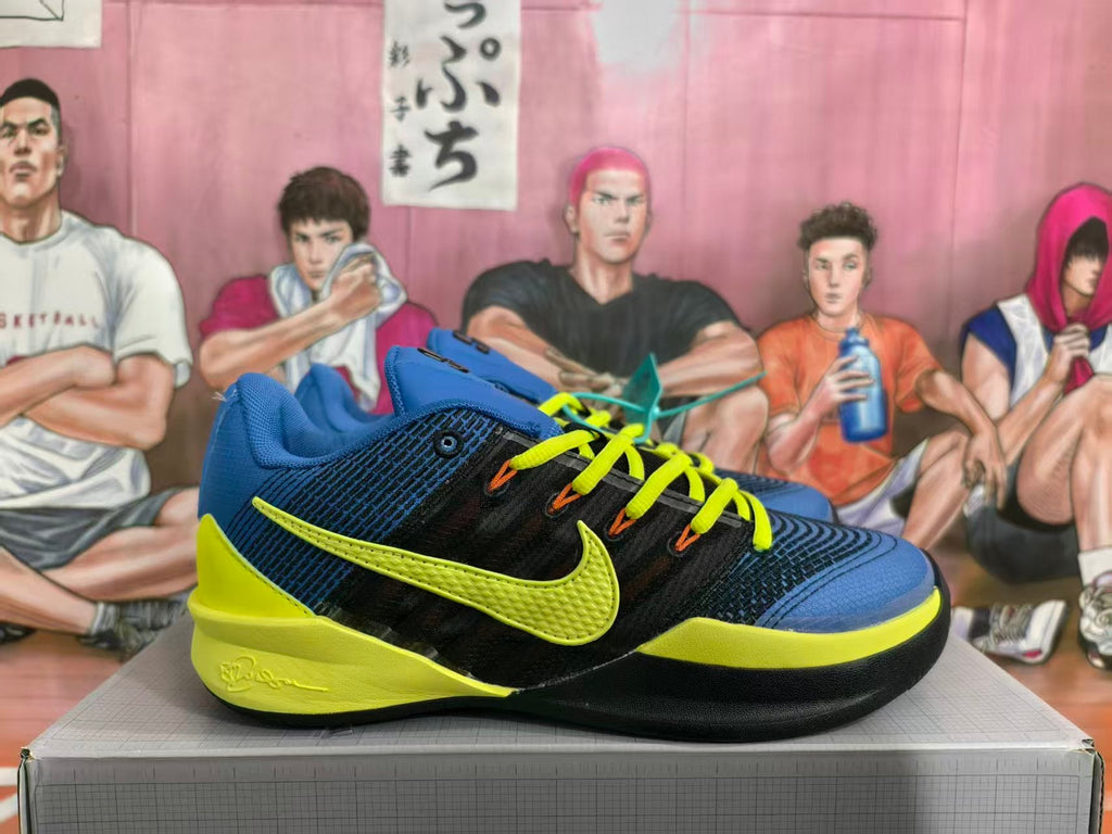 Nike Basketball Shoes Blue, Black and Volt