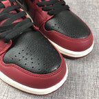 Jordan Air Jordan 1 Mid Sneakers Burgundy Black White