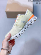 On Cloud X 4 Low-Top Sneakers Cream Orange