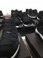 Jordan 11 Black Velvet High-Top Sneakers