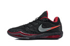 Nike Basketball Shoes Black and Red Low-Top Sneakers