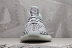 Yeezy 350 V2 Sneakers in Gray with Mint Accents