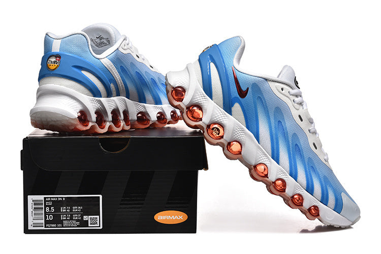 Nike Air Max DN Blue and White Sneakers