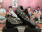 Converse Leopard Print Black Sneakers