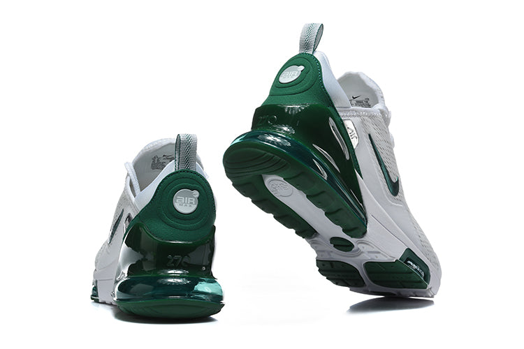 Nike Air Max 270 Sneakers White and Dark Green