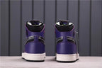 Jordan 1 Zoom Air CMFT Bayou Boys Black Purple Sneakers