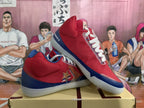 Converse Red Blue Gold Low-Top Sneakers