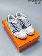 Jordan Air Jordan 1 Low Sneakers White Blue 711090WOE
