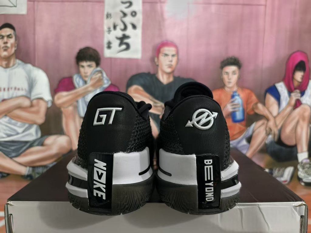Nike Black White GT Basketball Sneakers