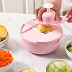 12 in 1 Vegetable Chopper and Grater Manual Slicer Shredder Julienne Cutter Multifunctional Kitchen Vegetable Cutter Tool