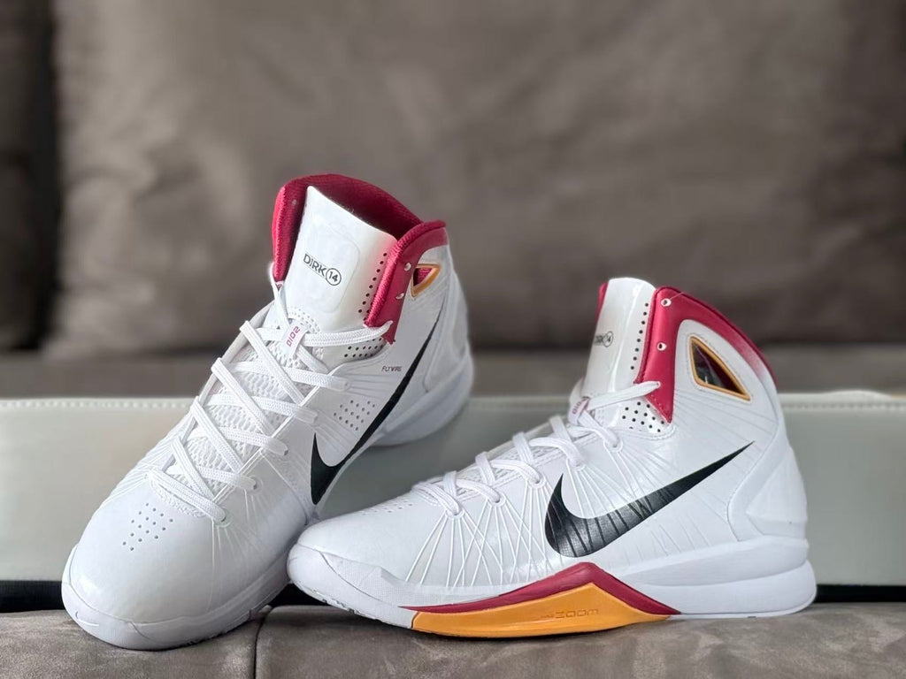 Nike Kobe 4 Protro High Basketball Shoes White Red Gold