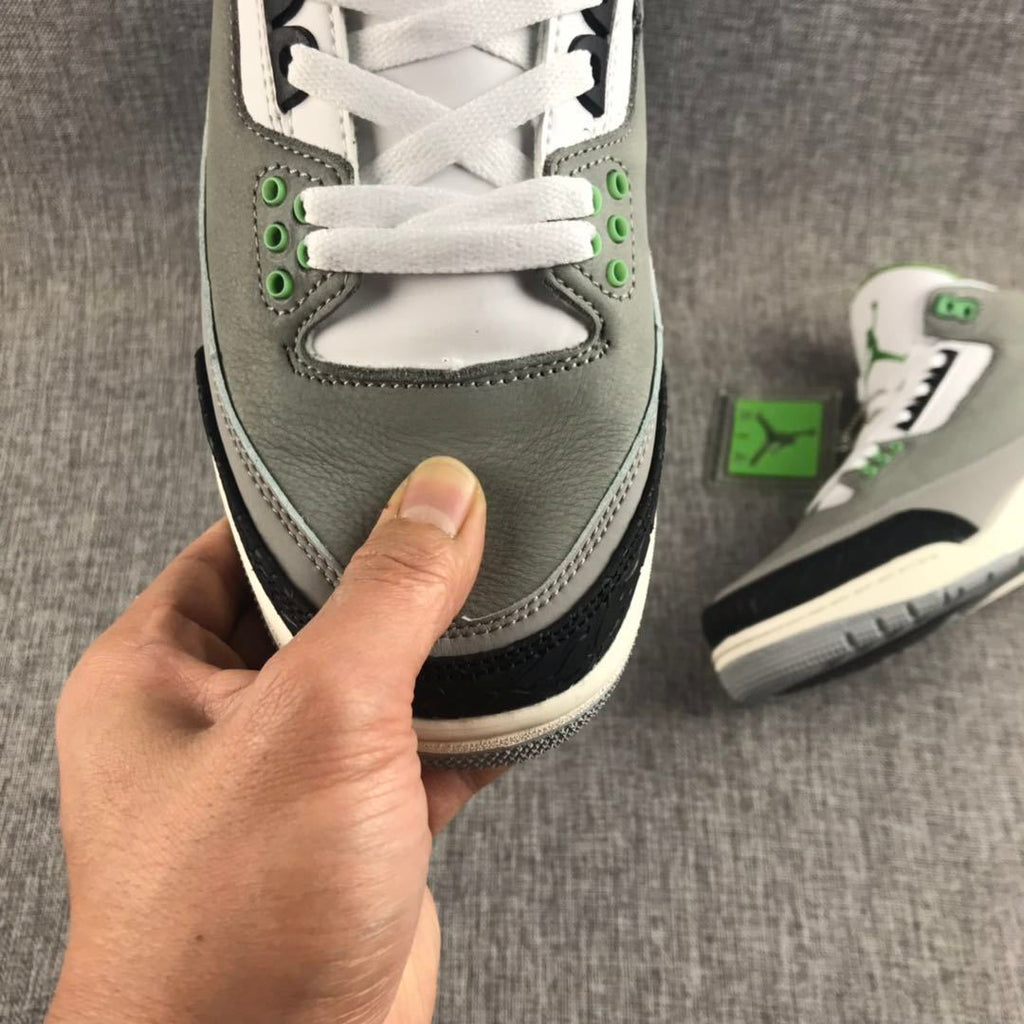 Jordan Air Jordan 3 Chlorophyll Gray Sneakers 136064-006