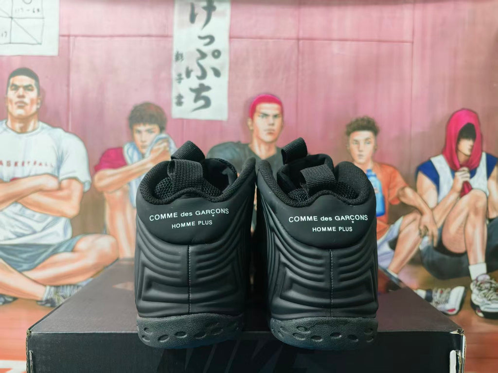 Nike Foamposite High-Top Sneakers Black Comme des Garçons Homme Plus