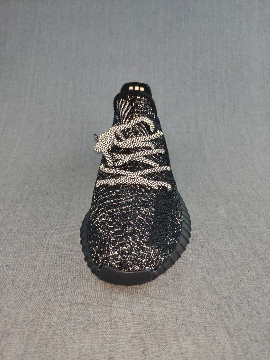 Yeezy 350 V2 Sneakers Black with Reflective-Style Details