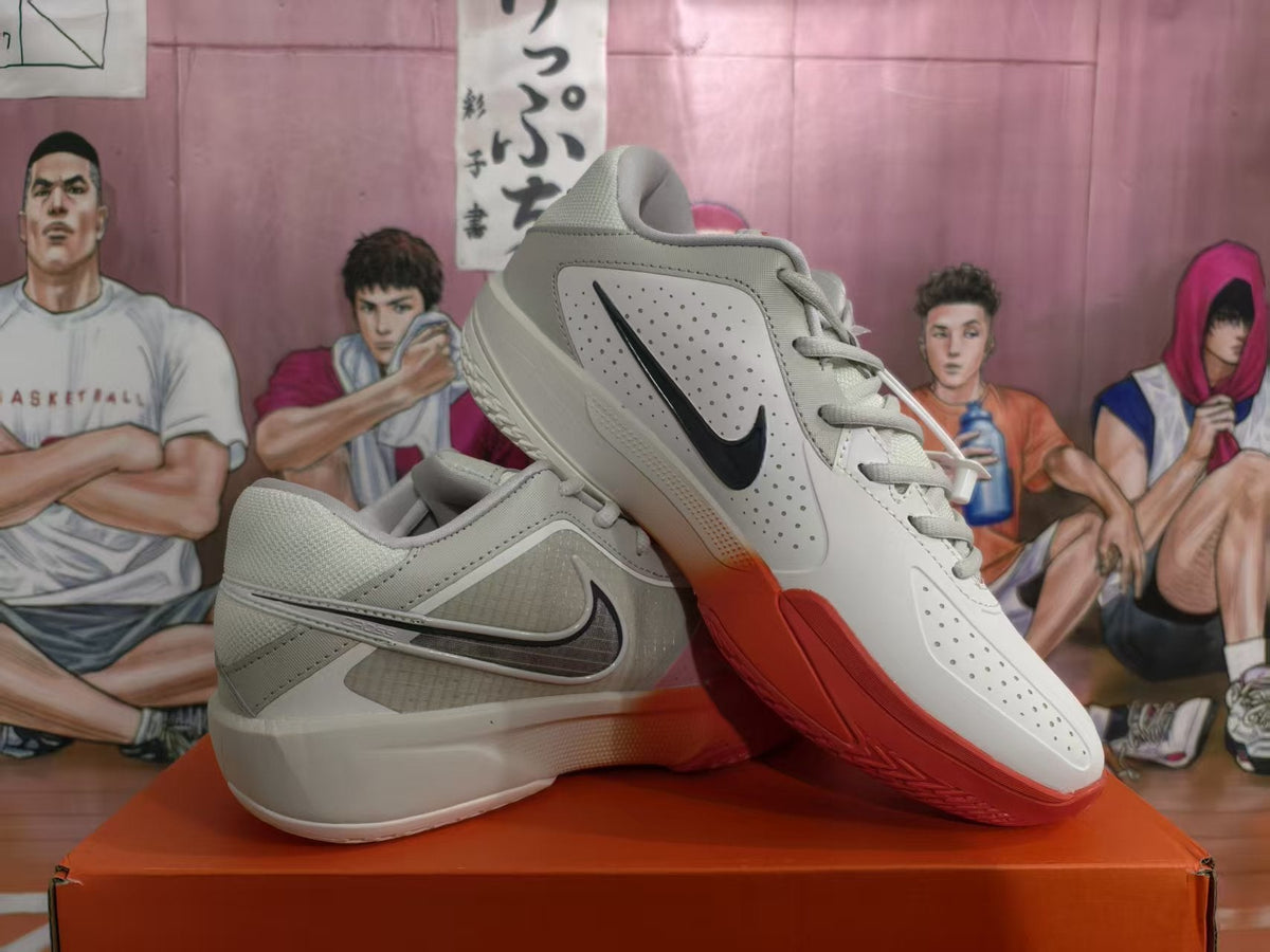 Nike Basketball Sneakers Gray and Red