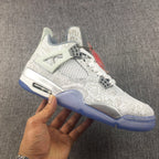 Jordan Air Jordan 4 Laser White Platinum Sneakers