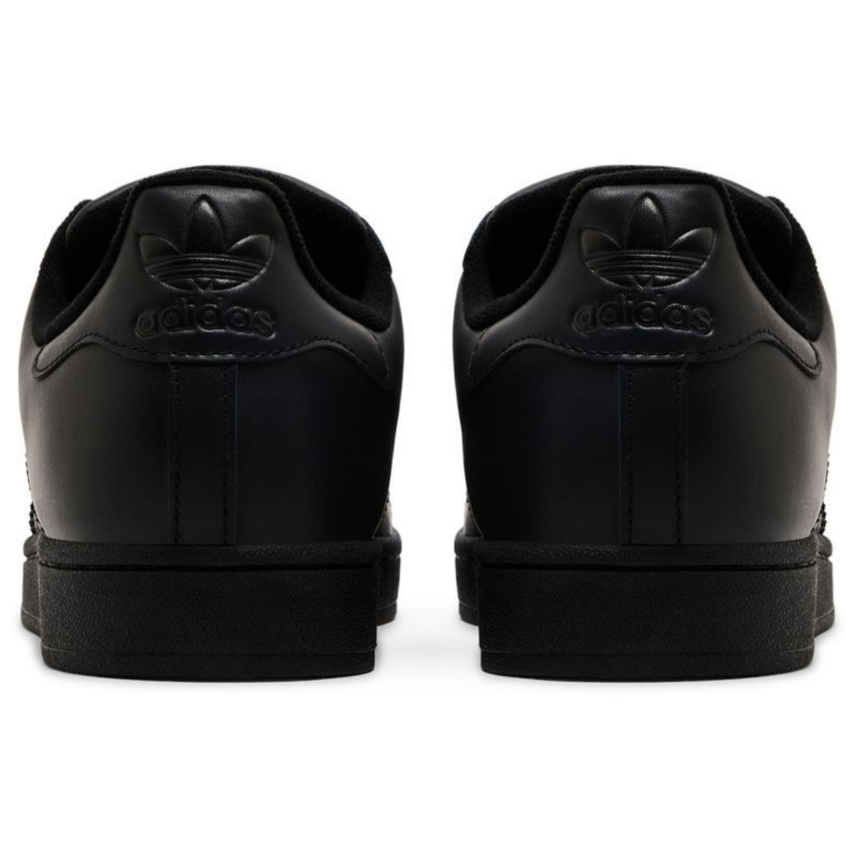 Adidas Originals Men's All Black Superstar II Sneakers, JI0081