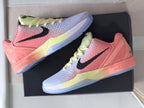 Nike Kobe 6 Brunson PE Basketball Sneakers Pink Blue
