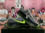Nike Gray Green Low-Top Sneakers