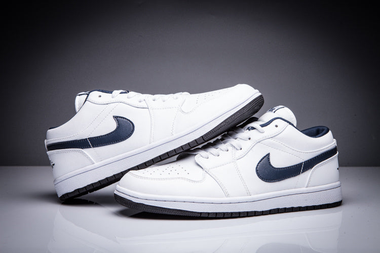 Jordan Air Jordan 1 Low White Dark Swoosh Sneakers