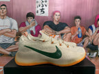 Nike Low-Top Sneakers Cream Green Orange