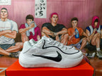 Nike White and Black Basketball Sneakers