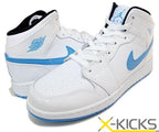 Jordan 1 High Sneakers White and Legend Blue