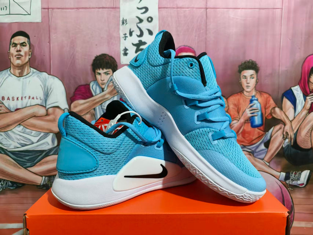Nike Zoom Basketball Shoes in Blue and White