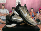Nike Metal Basketball Sneakers Black and Beige