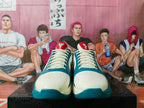 Nike Basketball Sneakers Cream and Teal