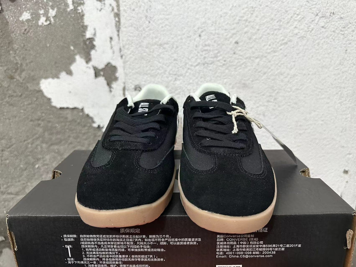 Converse Trainer-Style Sneakers in Black and White