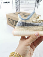Yeezy 350 V2 Kids Sneakers Linen Yellow