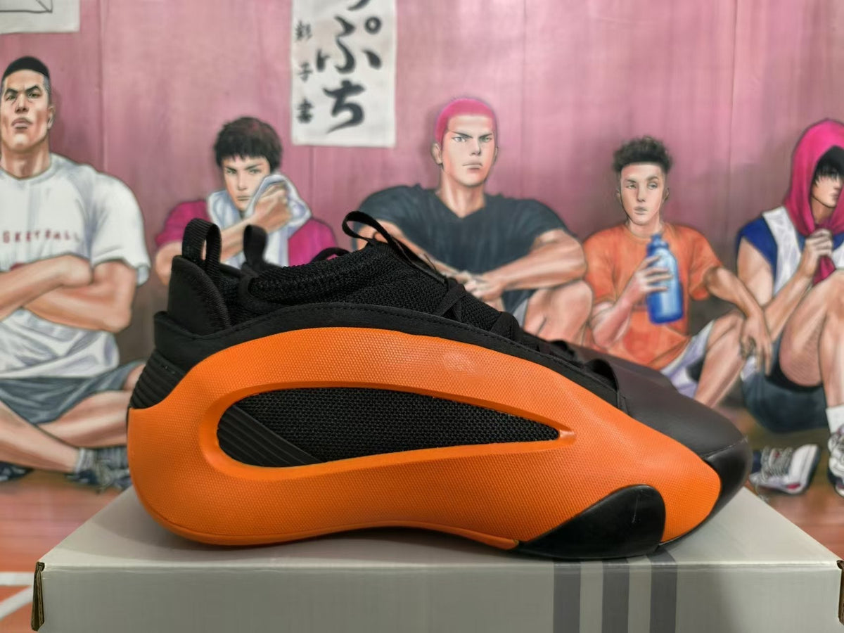 Black and Orange Basketball Sneakers