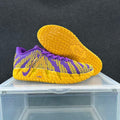 Nike LeBron Basketball Shoes Purple and Gold LSU Style