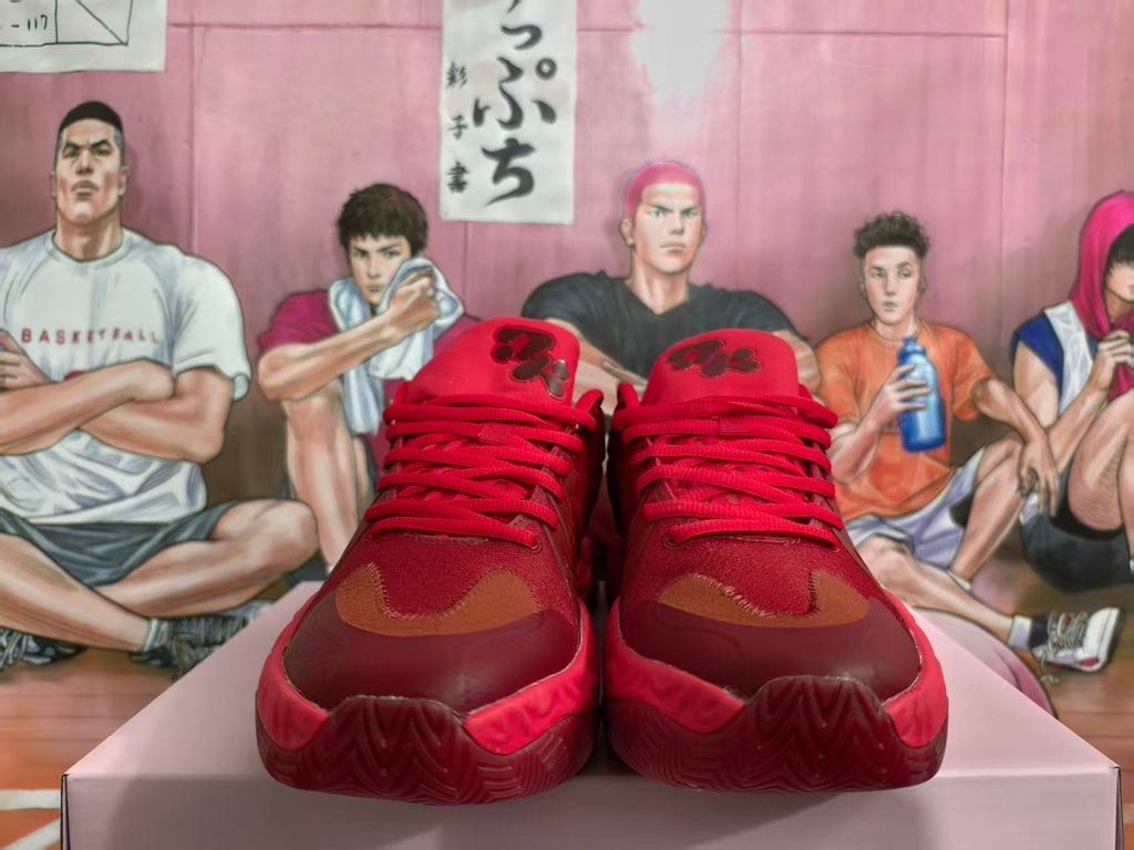 Red Basketball Sneakers